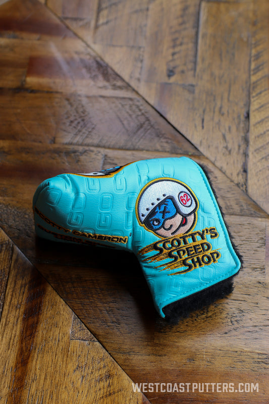 Scotty Cameron - Johnny Racer Custom Shop - Mid-Mallet Headcover - Tiffany Blue