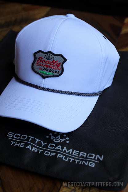Scotty Cameron Hat - SC Retro Patch Rope Hat (White)