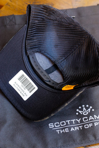 Scotty Cameron Hat - Crown & Co. - Multicam Retro Trucker (Black)