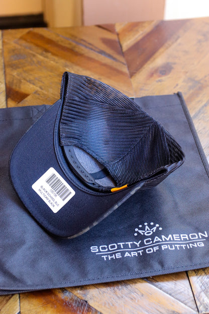 Scotty Cameron Hat - Crown & Co. - Multicam Retro Trucker (Black)